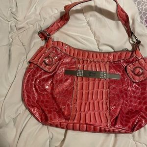 Guess pink purse good condition